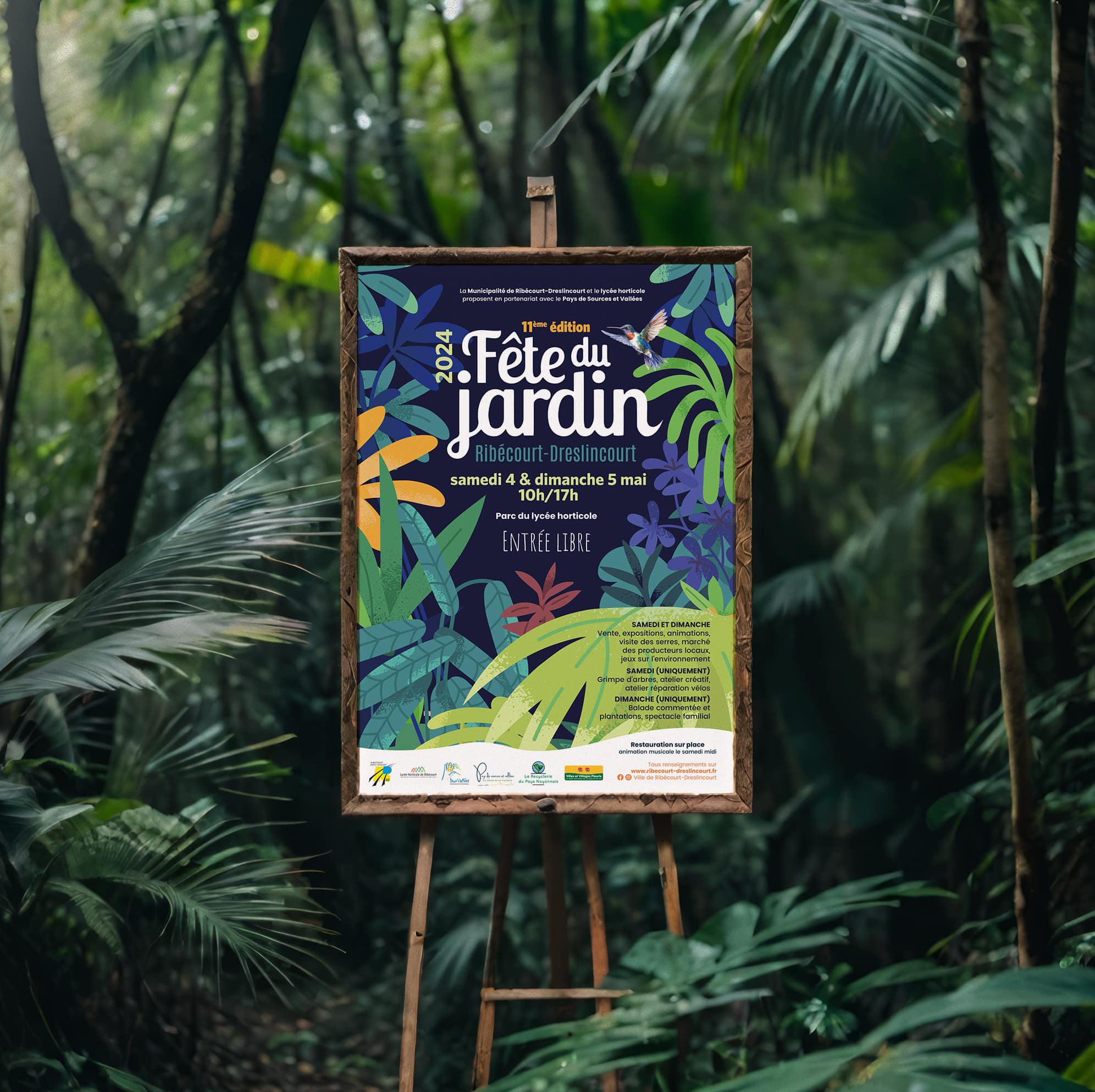 fete du jardin affiche